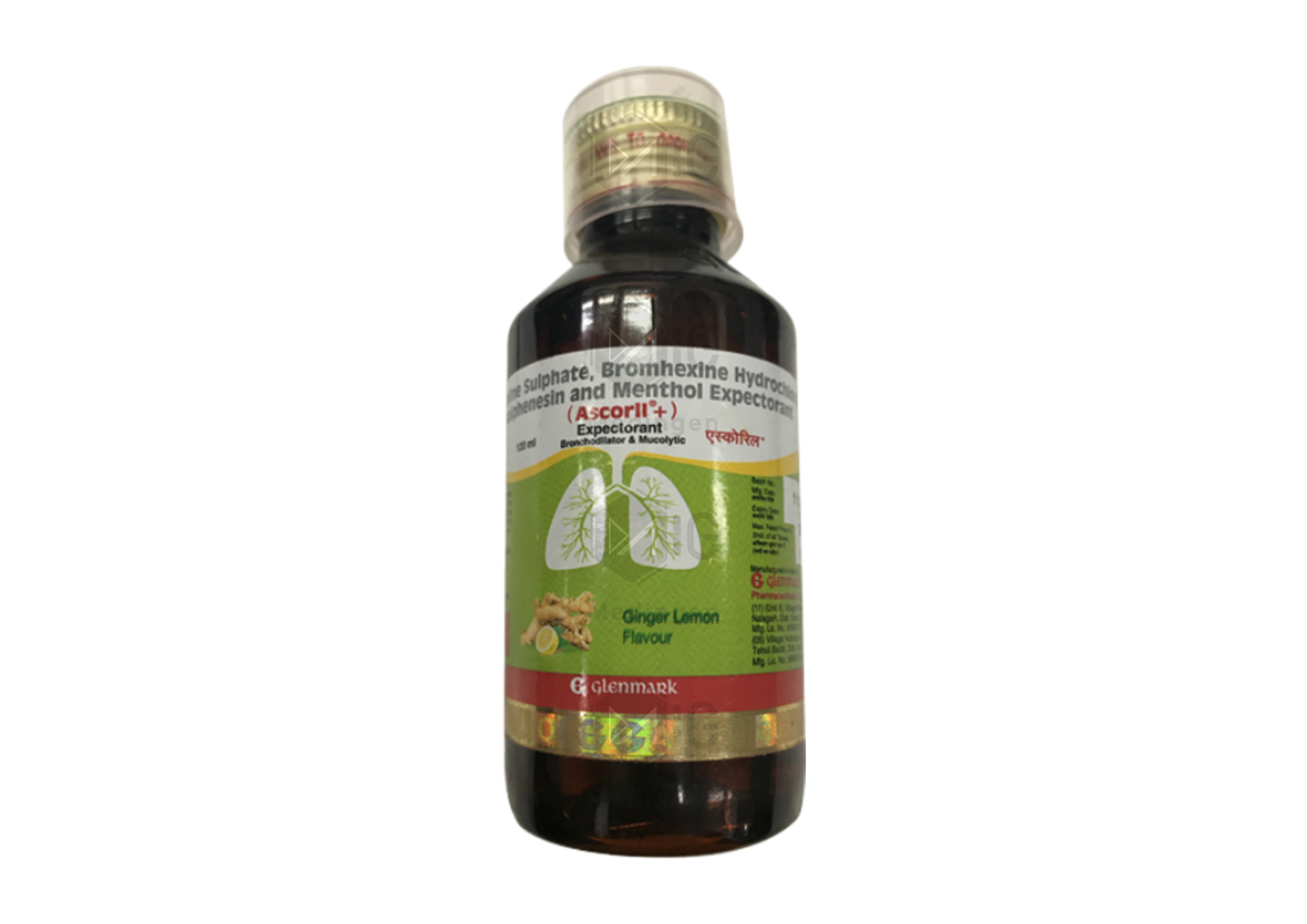ASCORIL PLUS SYRUP GINGER LEMON